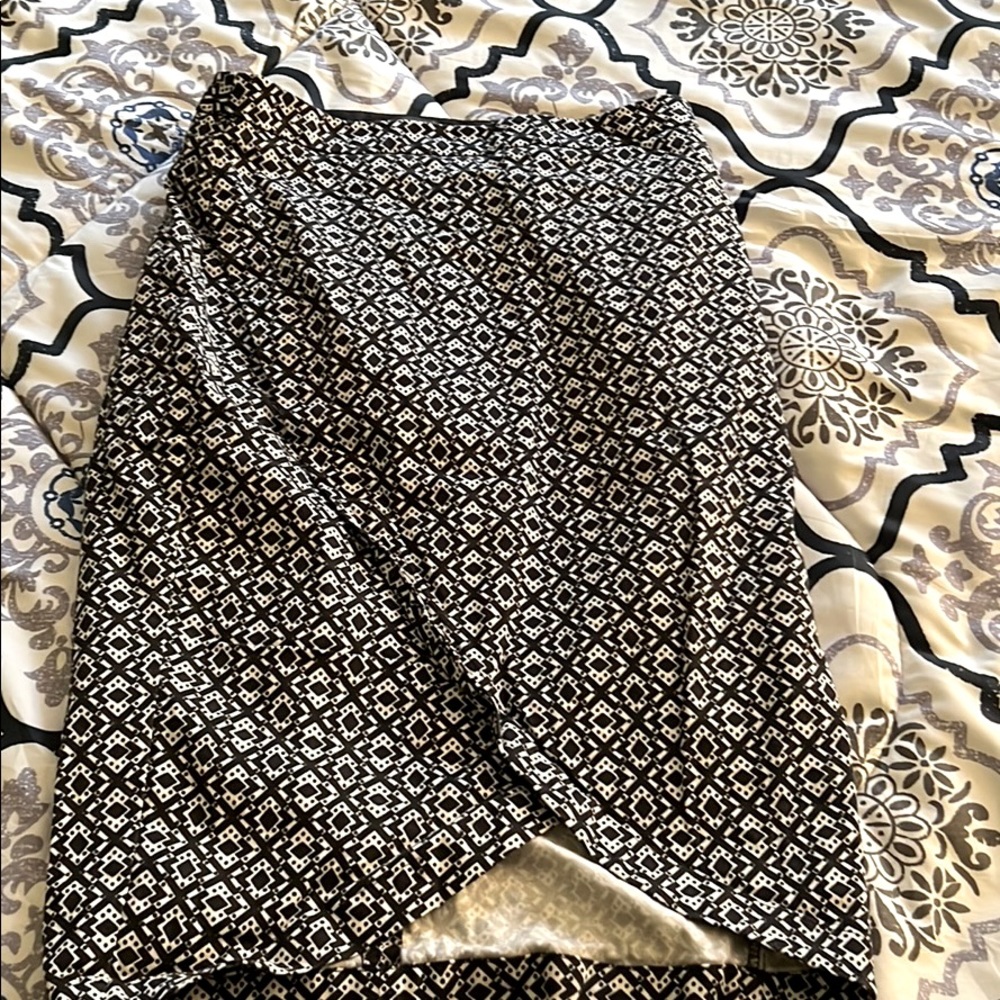 Pencil skirt printed Tulip cut